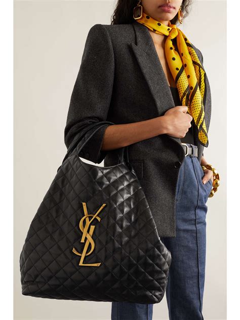 ysl pink tote bag|ysl large quilted tote bag.